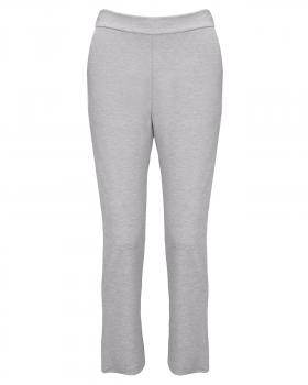 Bootcut-Hose aus Jersey in  grau von Made in Italy (Bild 1)