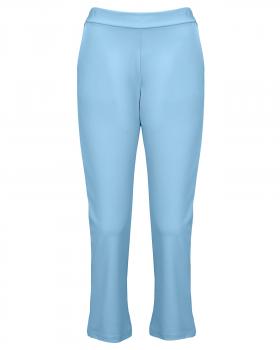 Bootcut-Hose aus Jersey in  hellblau von Made in Italy (Bild 1)