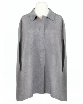 Cape Jacke in  grau von Made in Italy (Bild 1)