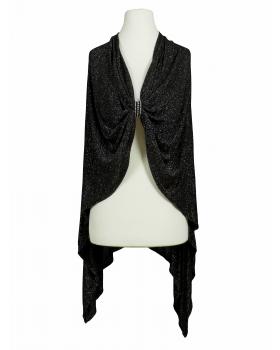 Poncho Lurex Feinstrick in  schwarz von RESTART (Bild 2)