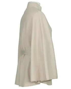 Cape mit Bindeg�rtel in  beige von  (Bild 2)