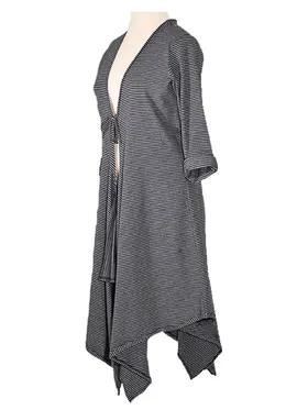 Cardigan Streifen in  schwarz von FASHION (Bild 2)