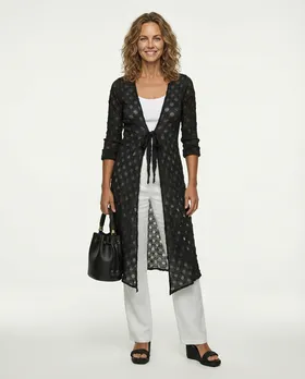 Cardigan in  schwarz von FASHION (Bild 2)