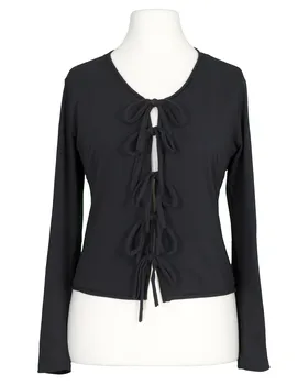 Cardigan Baumwolle in  schwarz von FASHION (Bild 1)