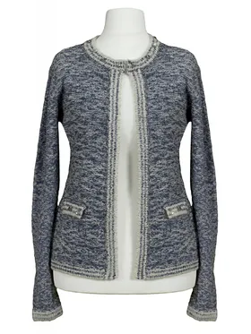 Cardigan Glanzgarn in  blau von e-women (Bild 1)