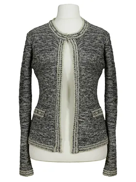 Cardigan Glanzgarn in  schwarz von e-women (Bild 1)
