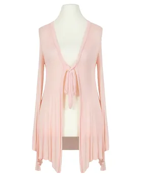 Cardigan Viskose in  apricot von Made in Italy (Bild 1)