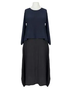 Chasuble Kleid in  blau von Made in Italy (Bild 1)