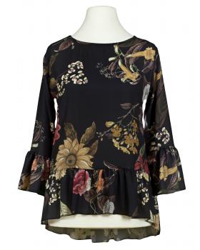 Chiffon Bluse Floral in  schwarz von Carla Giannini (Bild 1)