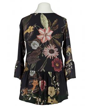 Chiffon Bluse Floral in  schwarz von Carla Giannini (Bild 3)