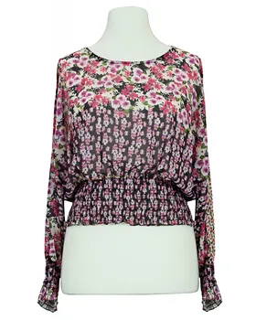 Chiffon Bluse Floral in  schwarz von New Collection (Bild 1)