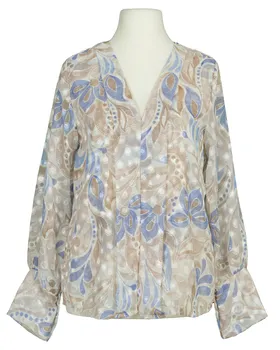Chiffon Blusenshirt Floral in  beige von Lamiar (Bild 1)