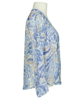 Chiffon Blusenshirt Floral in  blau von Lamiar (Bild 2)