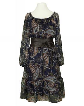 Chiffon Kleid Paisley in  blau von Diana (Bild 3)
