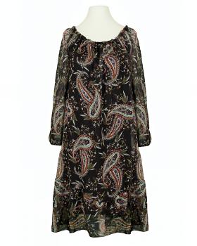 Chiffon Kleid Paisley in  schwarz von Diana (Bild 1)