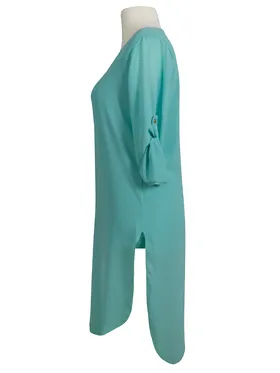Bluse Chiffon in  t�rkis von Moda (Bild 2)