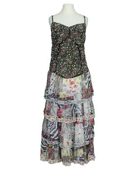 Chiffon Maxikleid in  schwarz von Made in Italy (Bild 1)