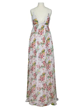 Maxikleid mit Seide in  wei� von Montan (Bild 1)