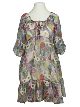 Chiffon Tunika floral in  grau von A. de Zarina (Bild 1)