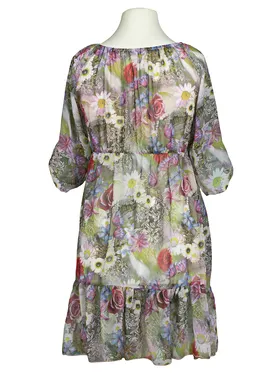 Chiffon Tunika floral in  grau von A. de Zarina (Bild 2)