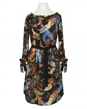 Chiffon Tunika Kleid in  schwarz von Made in Italy (Bild 1)