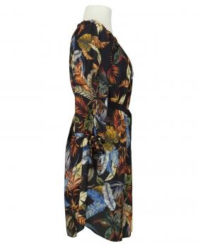 Chiffon Tunika Kleid in  schwarz von Made in Italy (Bild 2)