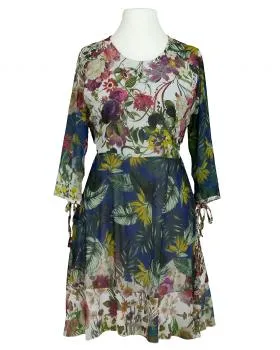 Chiffon Kleid Floral in  bunt von Selected Touch (Bild 1)