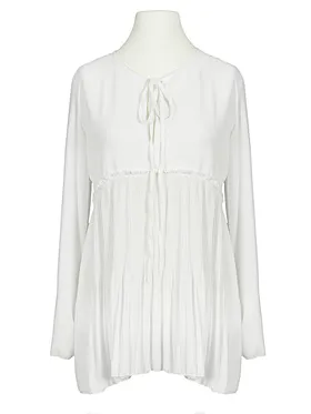 Georgette Bluse Plissee in  wei� von Zoe (Bild 1)