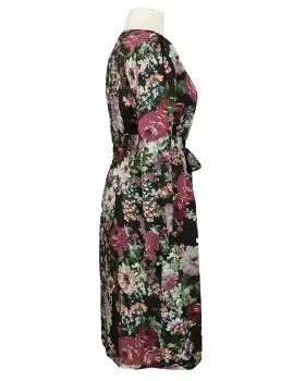 Chiffonkleid Floral in  schwarz von My Star (Bild 2)
