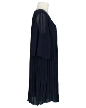 Chiffonkleid Plissee in  blau von Made in Italy (Bild 3)