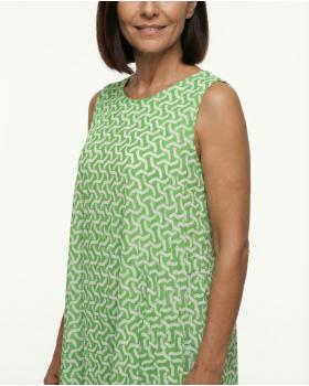 Chiffonkleid Plissee in  gr�n von Made in Italy (Bild 4)