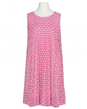 Chiffonkleid Plissee in  pink von Made in Italy (Bild 1)