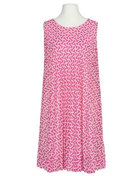 Chiffonkleid Plissee in  pink von Made in Italy (Bild 1)