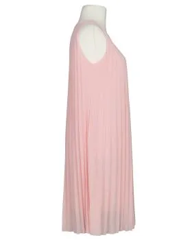 Chiffonkleid Plissee in  rosa von Made in Italy (Bild 2)