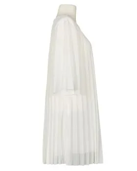 Chiffonkleid Plissee in  wei� von Made in Italy (Bild 3)