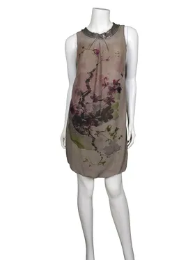 Chiffon Tunika Floral in  braun von Spaziodonna (Bild 2)