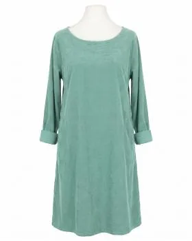 Cordkleid Baumwolle in  aqua von Made in Italy (Bild 1)