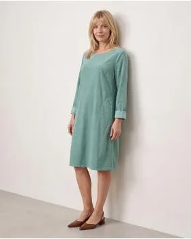 Cordkleid Baumwolle in  aqua von Made in Italy (Bild 5)
