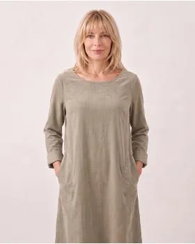 Cordkleid Baumwolle in  beige von Made in Italy (Bild 6)