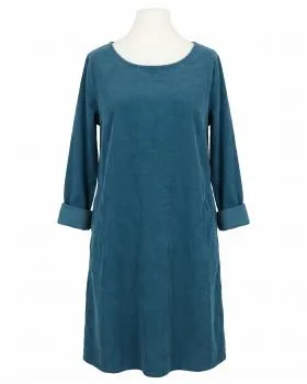 Cordkleid Baumwolle in  blaugr�n von Made in Italy (Bild 1)