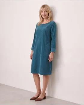 Cordkleid Baumwolle in  blaugr�n von Made in Italy (Bild 5)