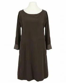 Cordkleid Baumwolle in  braun von Made in Italy (Bild 1)