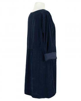 Cordkleid Baumwolle in  dunkelblau von Made in Italy (Bild 2)