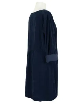 Cordkleid Baumwolle in  dunkelblau von Made in Italy (Bild 2)