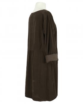 Cordkleid Baumwolle in  dunkelbraun von Made in Italy (Bild 2)