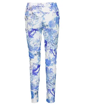 Crash Hose Floral in  blau von Selected Touch (Bild 2)