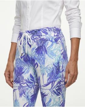 Crash Hose Floral in  blau von Selected Touch (Bild 4)
