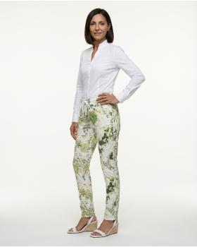 Crash Hose Floral in  khaki von Selected Touch (Bild 3)