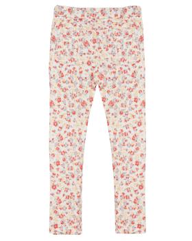 Crash Hose Floraler Print in  weiss von Selected Touch (Bild 2)