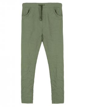 Crash Hose Jogging Stil in  khaki von Selected Touch (Bild 1)